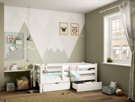 СОНЯ Детская кровать 1600 + 2 ящика (белая) | подробнее СОНЯ Детская кровать 1600 + 2 ящика (белая) | фото