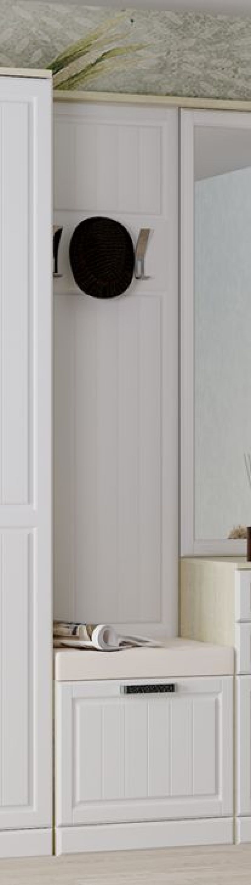 Прихожая Венеция-1 (модульная) (Дуб сонома/Белое дерево) | увеличить фото 4 Прихожая Венеция-1 (модульная) (Дуб сонома/Белое дерево) | фото 4