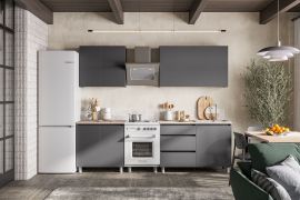 Кухонный гарнитур ДЕНВЕР (2000) Графит серый/Дуб Сонома | подробнее Кухонный гарнитур ДЕНВЕР (2000) Графит серый/Дуб Сонома | фото