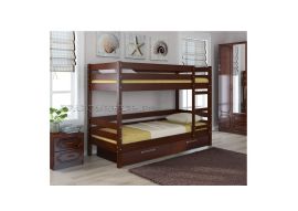 ДЖУНИОР Кровать двухъярусная (Орех) с 2 ящиками | подробнее ДЖУНИОР Кровать двухъярусная (Орех) с 2 ящиками | фото