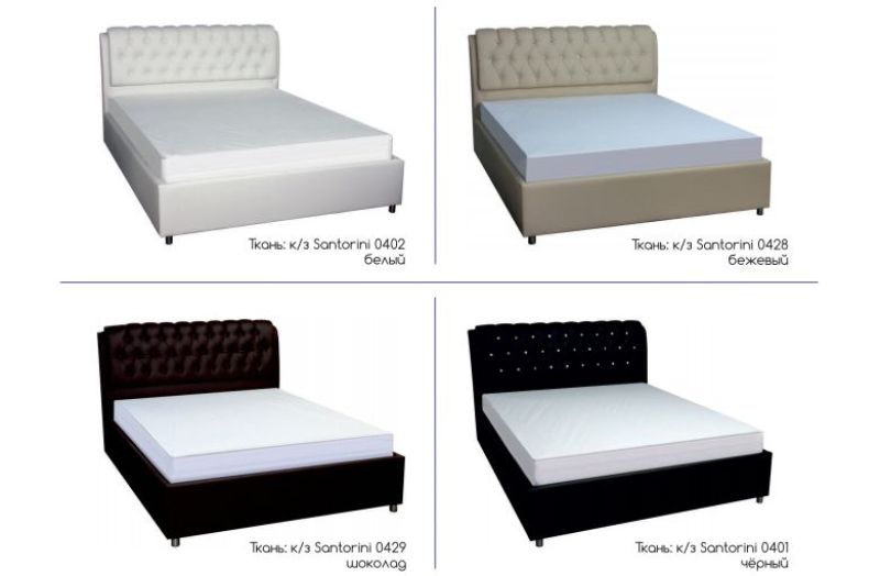 БЕЛИСТА Кровать 1400 с ПМ бежевая (экокожа) | увеличить фото 3 БЕЛИСТА Кровать 1400 с ПМ бежевая (экокожа) | фото 3