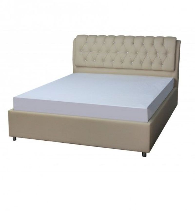 БЕЛИСТА Кровать 1400 с ПМ бежевая (экокожа) | увеличить фото 1 БЕЛИСТА Кровать 1400 с ПМ бежевая (экокожа) | фото 1