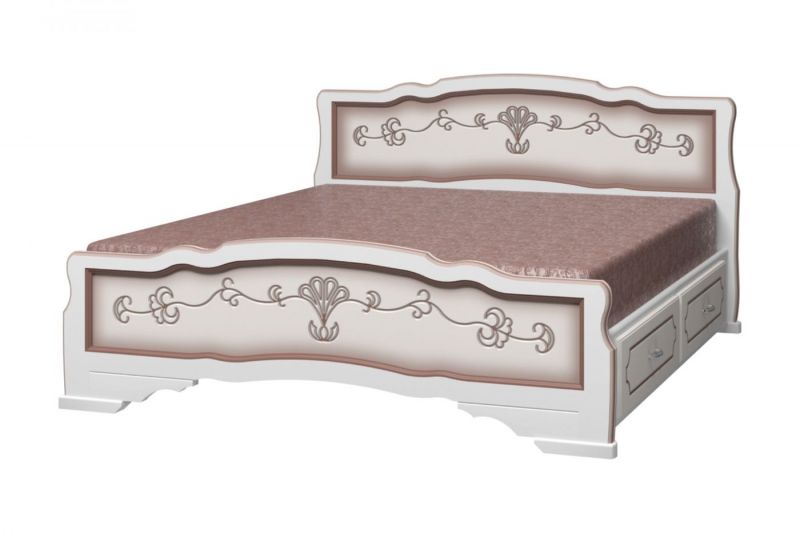 КАРИНА-6 Кровать из массива 900 с 2-мя ящиками | увеличить фото 3 КАРИНА-6 Кровать из массива 900 с 2-мя ящиками | фото 3