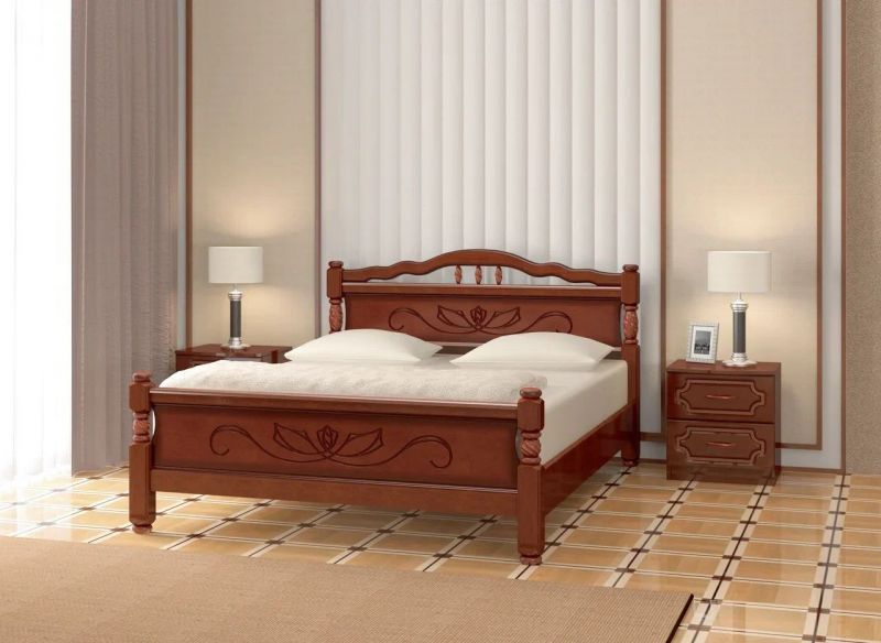 КАРИНА-5 Кровать из массива 900 | увеличить фото 7 КАРИНА-5 Кровать из массива 900 | фото 7