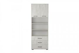 ИТАЛИЯ ШК3Я-800 Шкаф 2дв, 3ящ (дуб крафт белый) | подробнее ИТАЛИЯ ШК3Я-800 Шкаф 2дв, 3ящ (дуб крафт белый) | фото