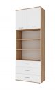 ИТАЛИЯ ШК3Я-800 Шкаф 2 дв., 3 ящ. (Дуб сонома/Белый глянец) | перейти к мини фото 1 ИТАЛИЯ ШК3Я-800 Шкаф 2 дв., 3 ящ. (Дуб сонома/Белый глянец) | мини фото 1